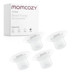 Momcozy Original flange insert 21mm pack — closeup on silicone for easy replacement