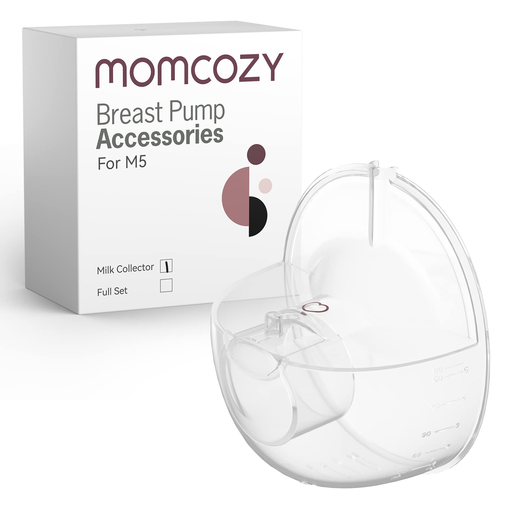 Momcozy Original M5 milk bowl for secure milk collection.