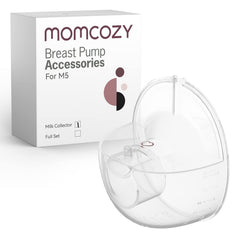 Momcozy Original M5 milk bowl for secure milk collection.