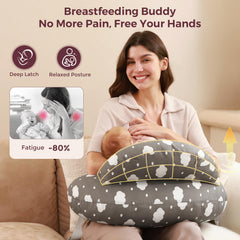 Momcozy Original Nursing Pillow multipurpose use from feeding to tummy time and propping.