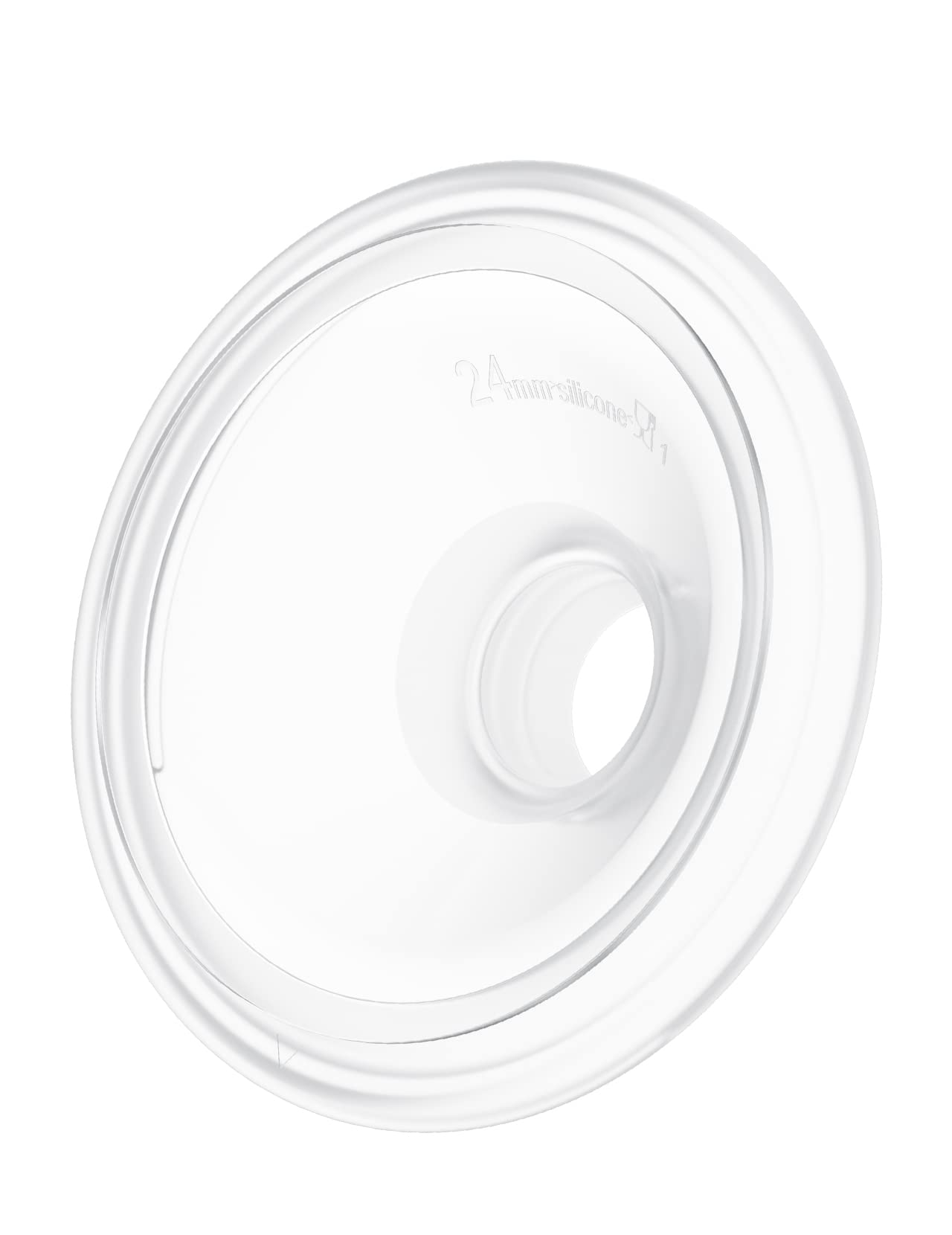 Momcozy S9 Pro flange 24mm close-up highlighting the double-sealed design for a secure seal
