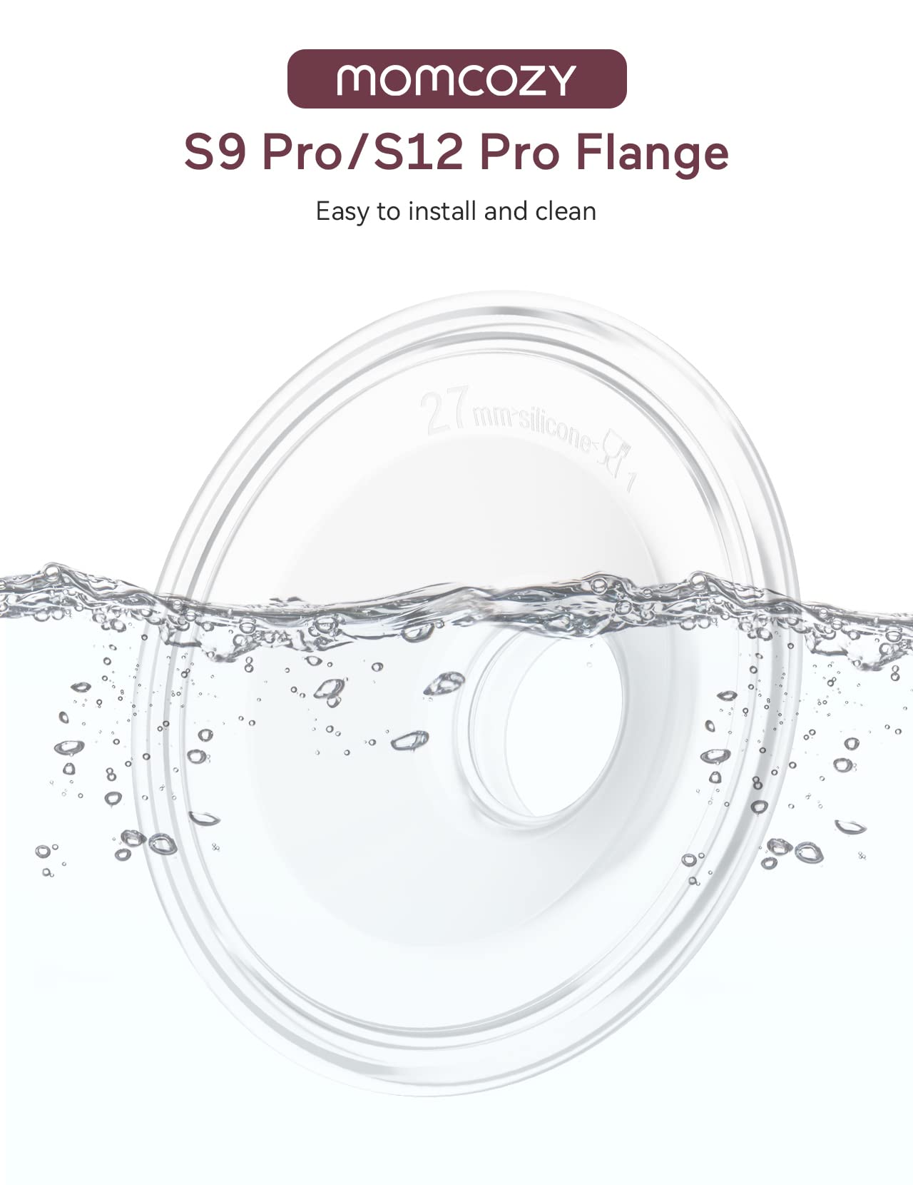 BPA-free silicone material for Momcozy S9 Pro/S12 Pro parts