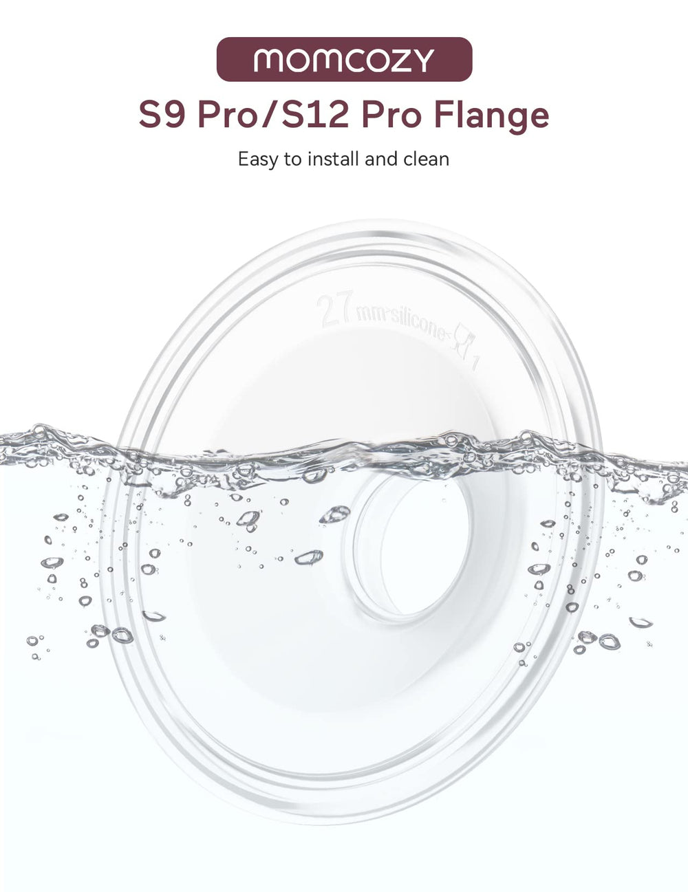 BPA-free silicone material for Momcozy S9 Pro/S12 Pro parts