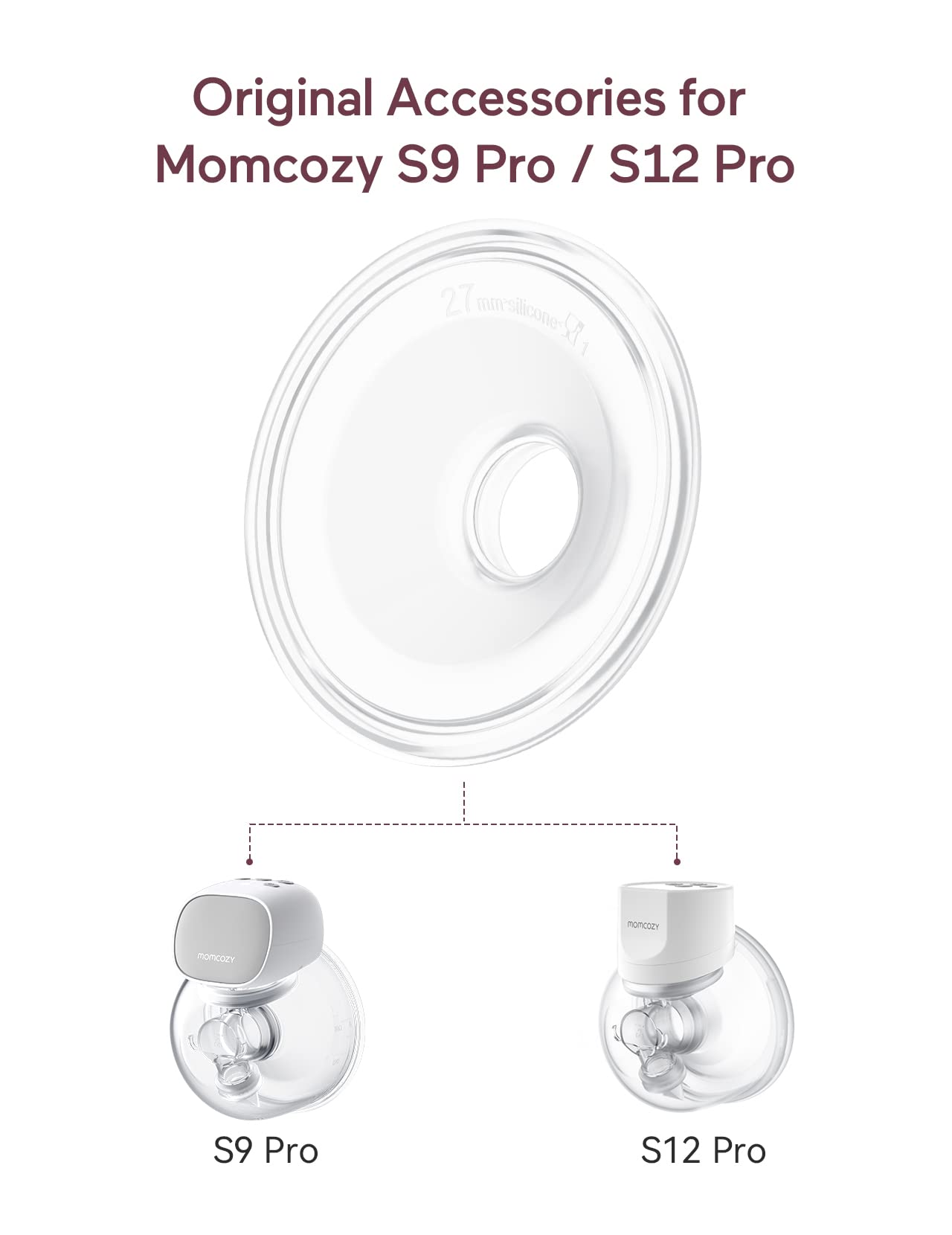 Easy cleaning guide for Momcozy S9 Pro/S12 Pro pump components