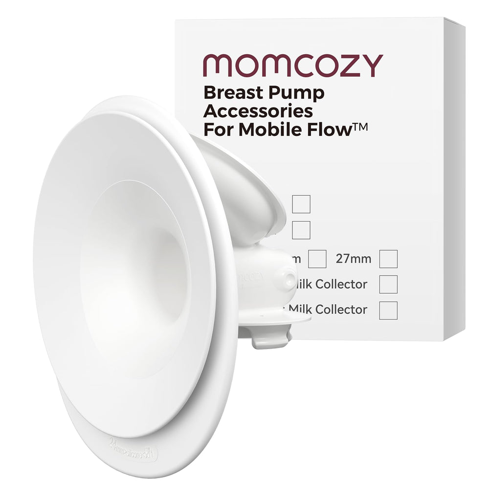 Momcozy Original upgraded M9 24mm flange for comfortable pumping sessions