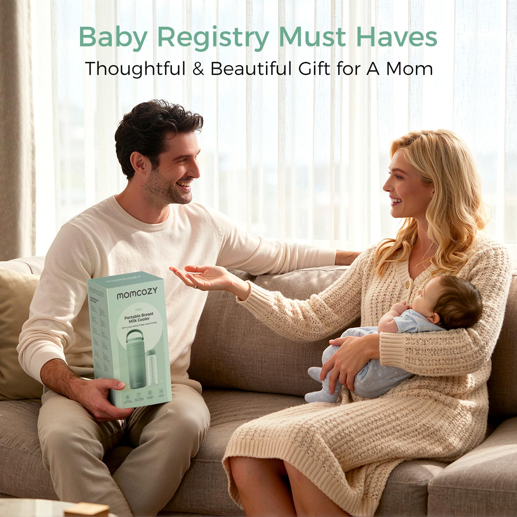 Momcozy outdoor-ready design supports parks and errands.