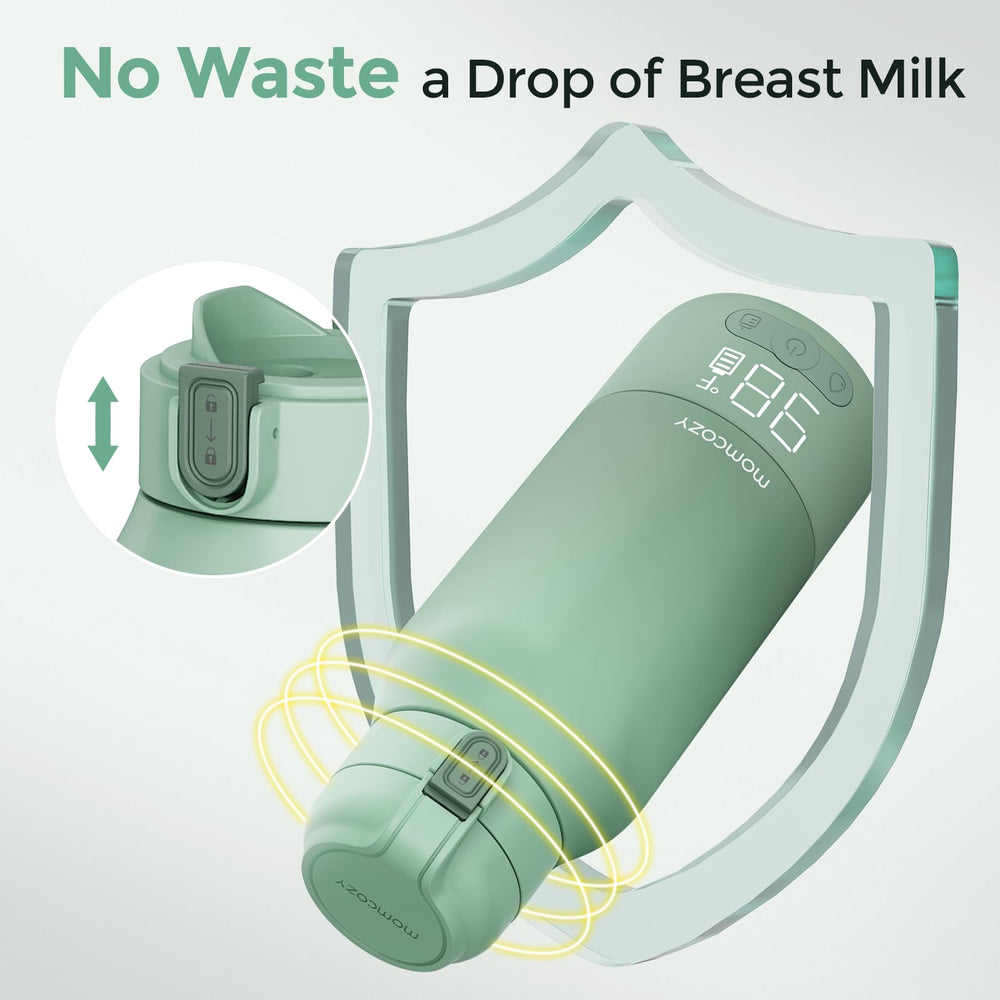 Momcozy cordless milk warmer on battery for long-life use