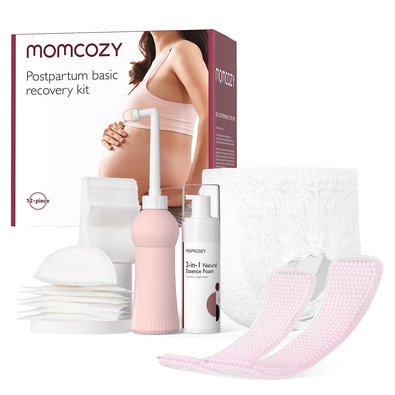 Momcozy postpartum disposable underwear in use for secure protection
