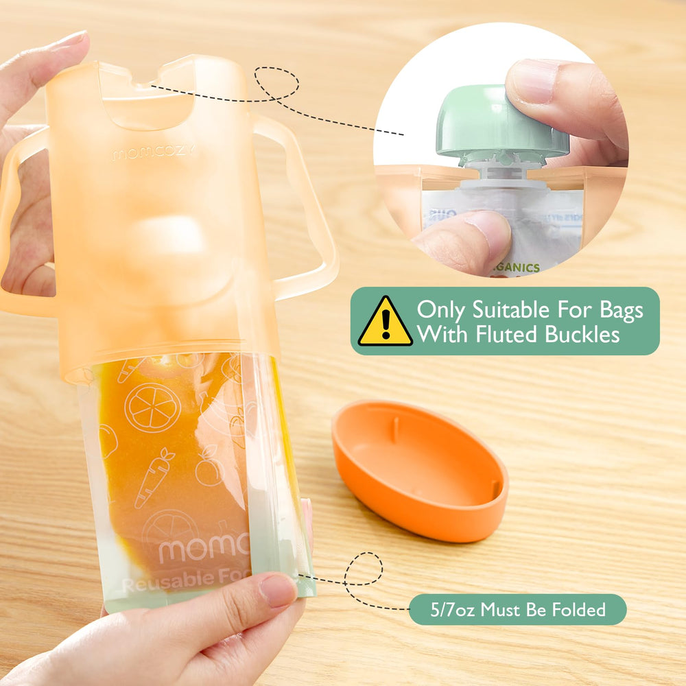 Momcozy pouch holder made with BPA-free materials ensures safe daily use.