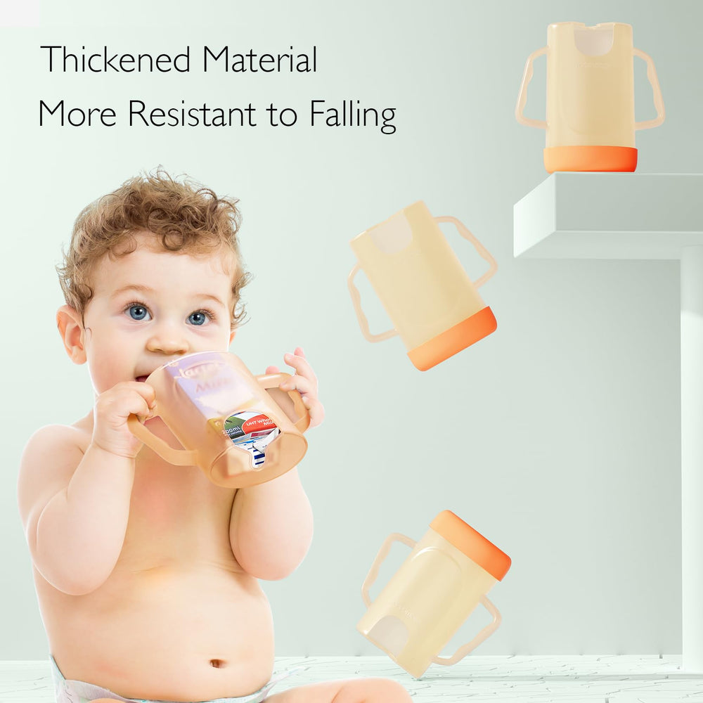 Momcozy pouch holder supports independent feeding and reduces mess during meals.