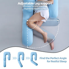 Momcozy pregnancy pillow offers versatile positions for TV, reading, or lounging