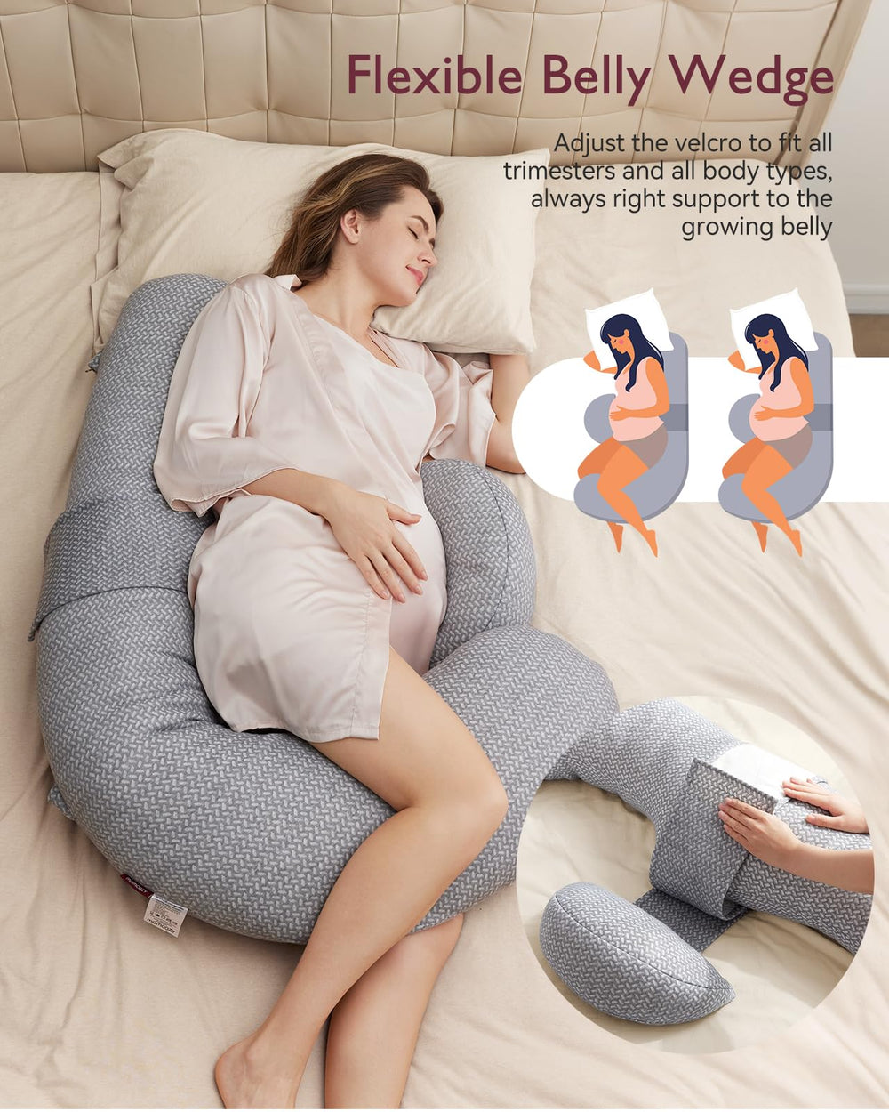 Space-conscious design keeps partner space while you rest