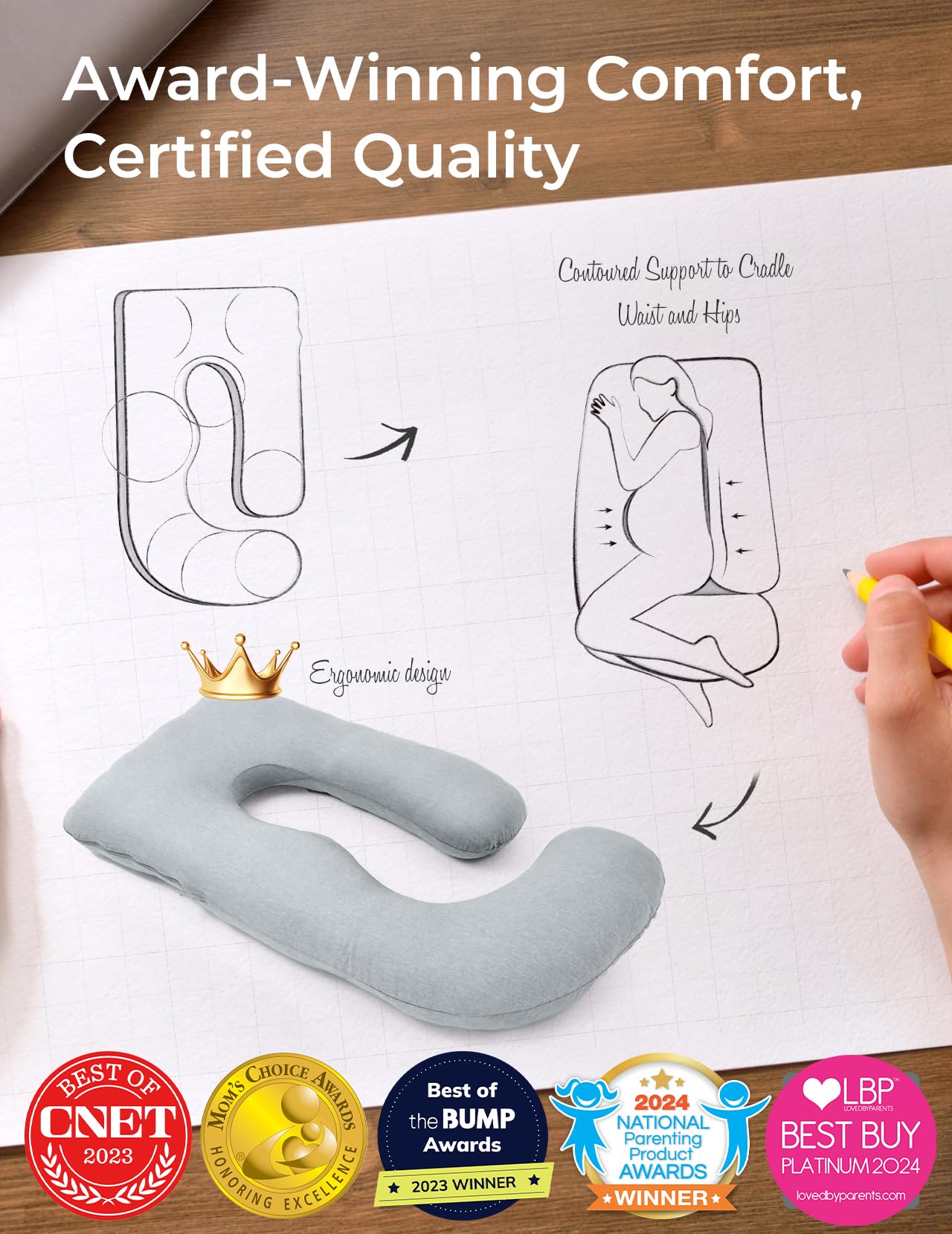 Momcozy removable cooling cover is machine washable for easy care