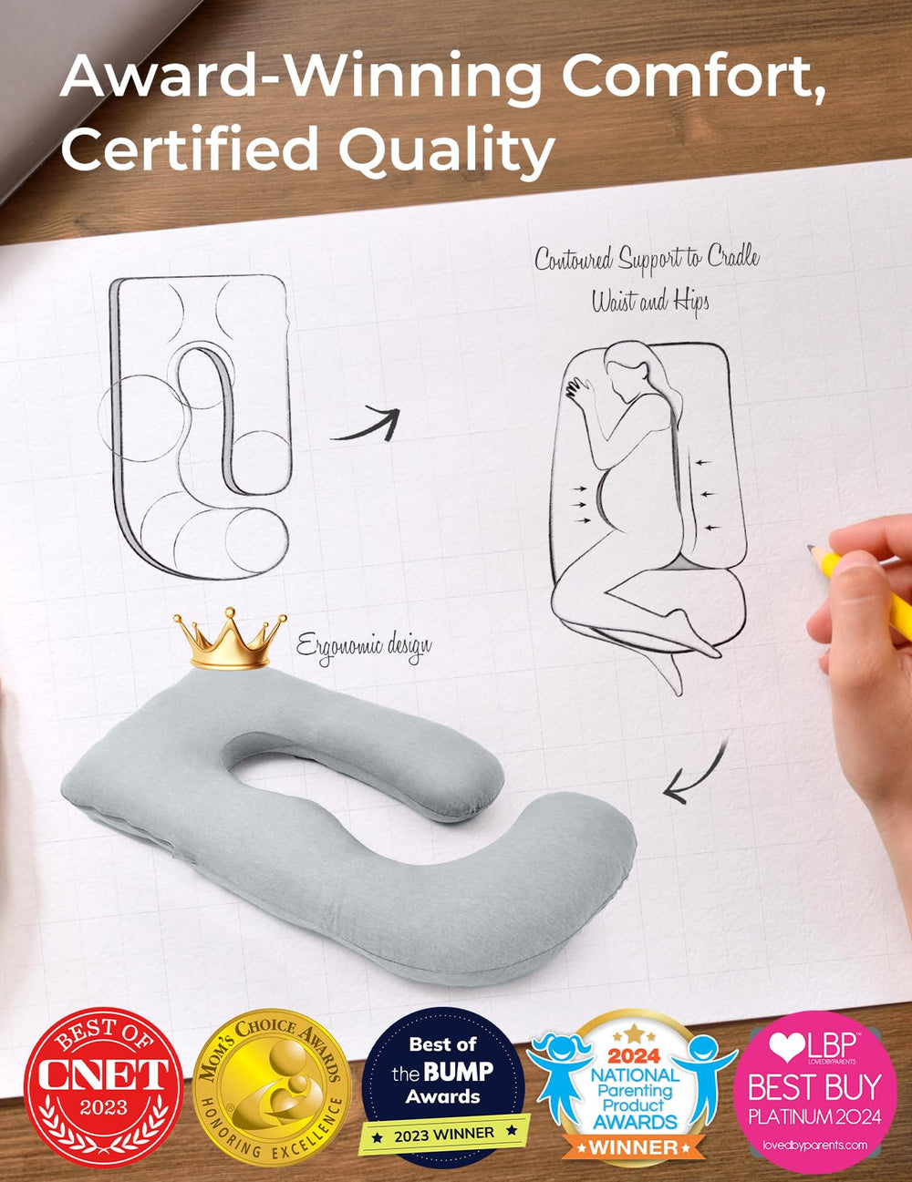 Momcozy removable cooling cover is machine washable for easy care