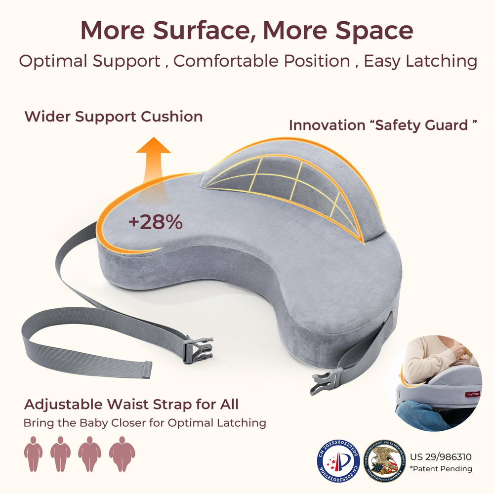 Momcozy removable machine washable cover for easy care