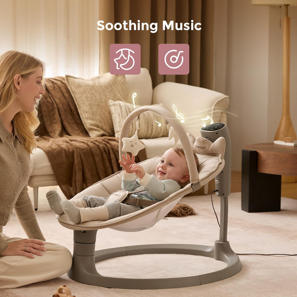 Momcozy removable, machine-washable seat fabric for quick cleanup.