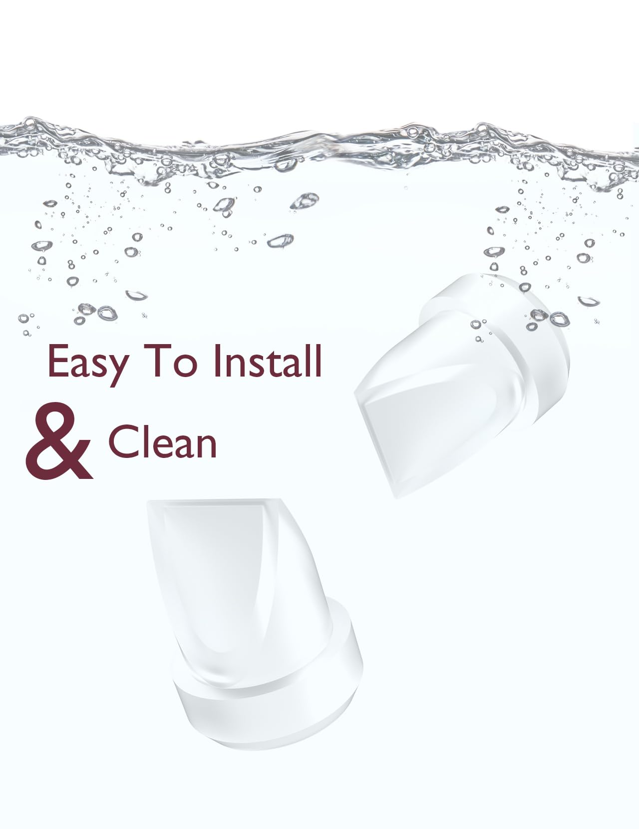 Momcozy replacement valves set, durable silicone parts for daily use