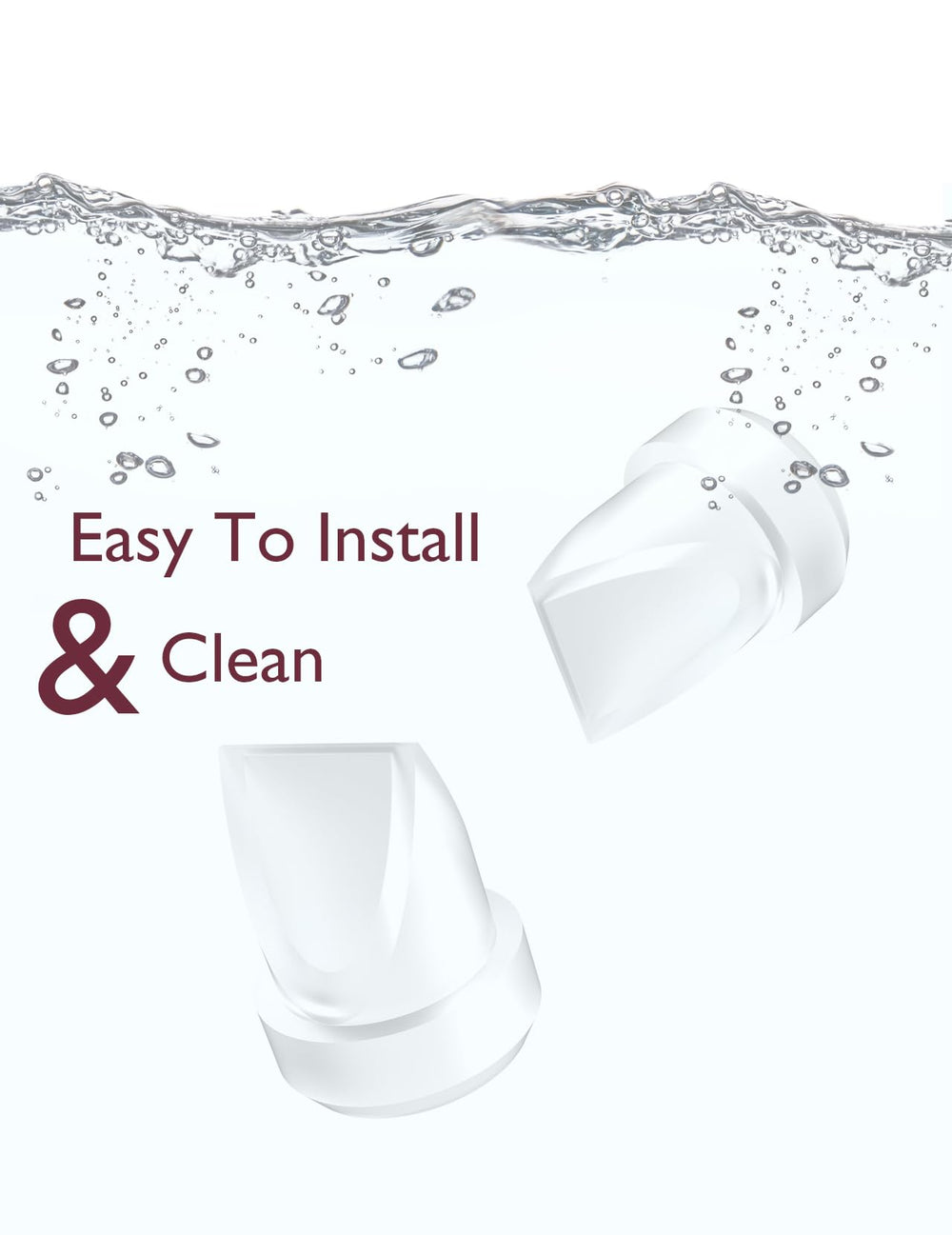 Momcozy replacement valves set, durable silicone parts for daily use