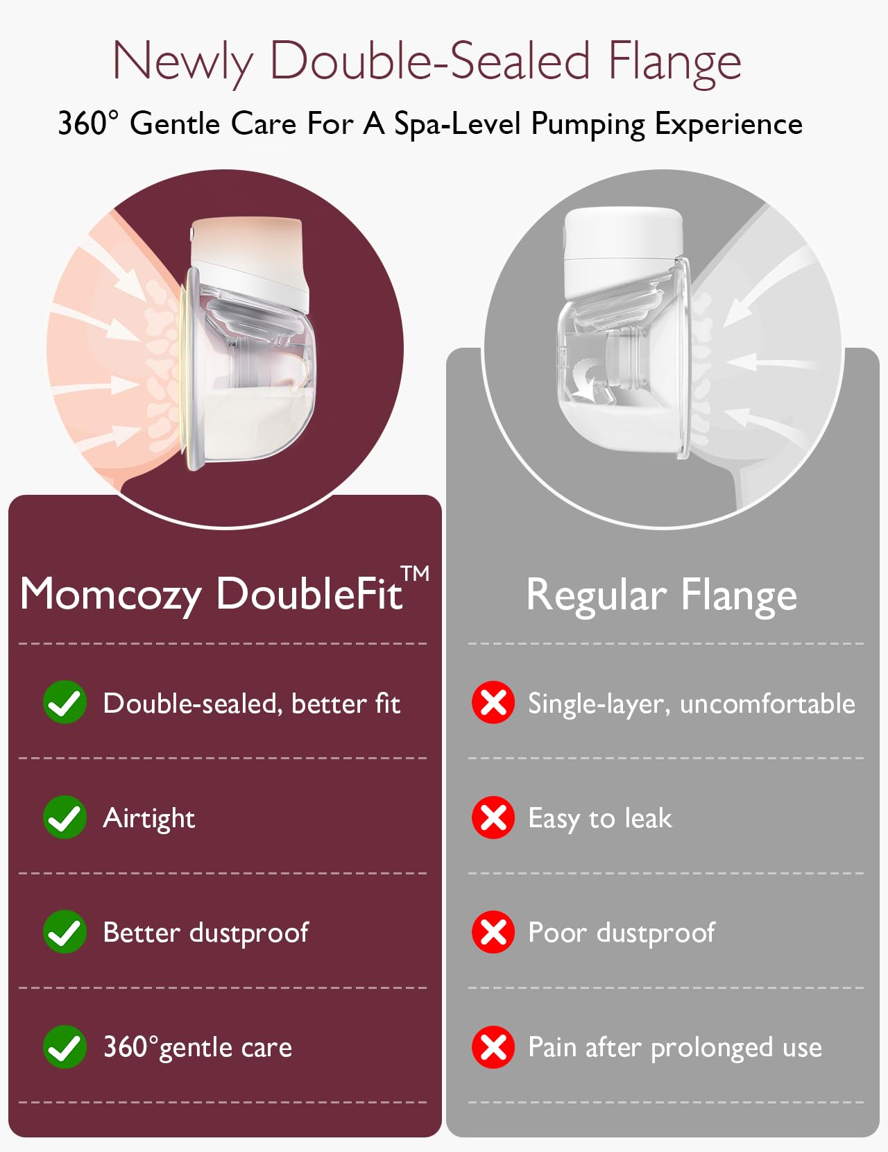 Momcozy S12 Pro smart display shows time and battery at a glance