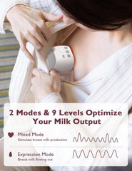 Momcozy S9 Pro LED display enables quick mode selection for busy moms.