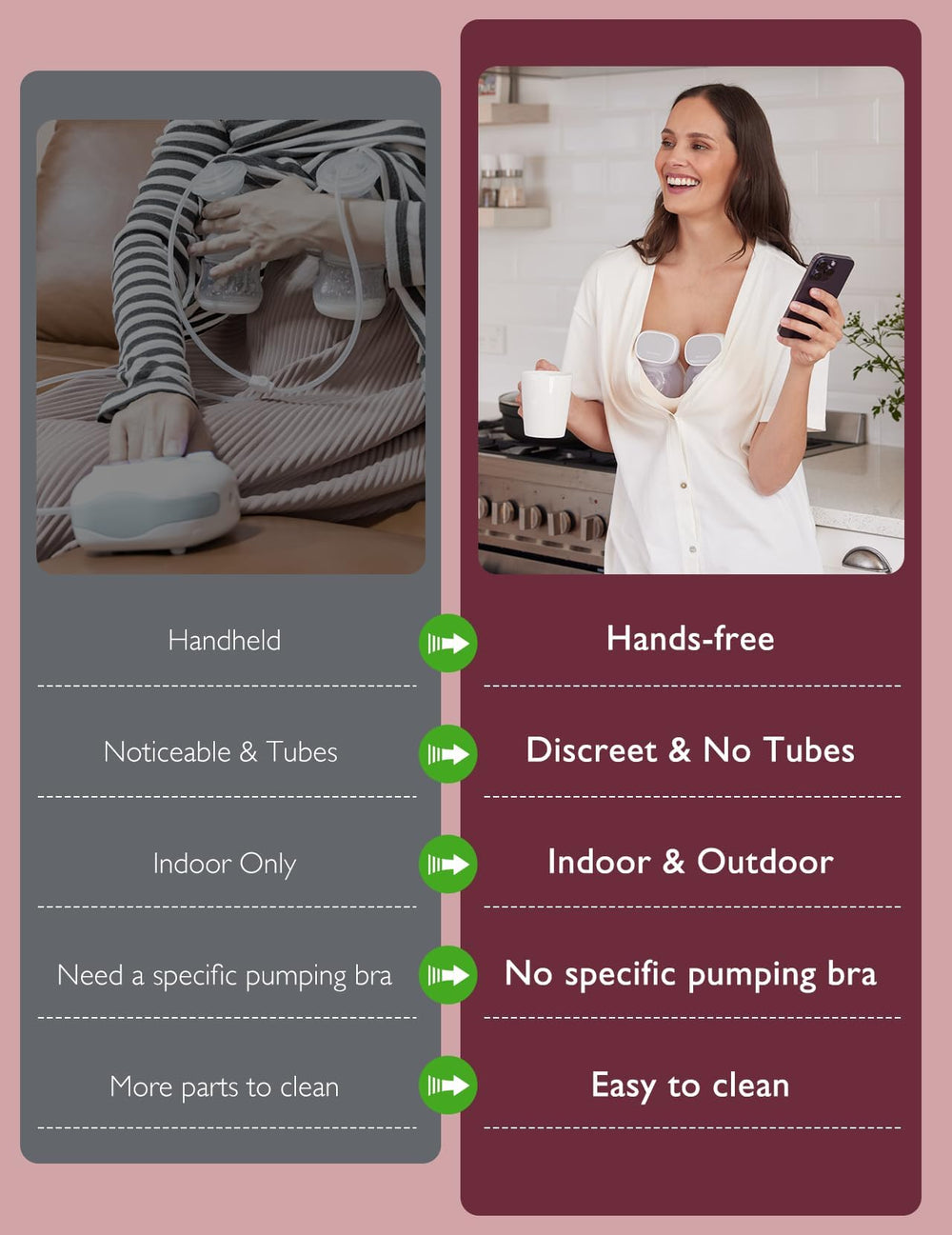 Two-pack Momcozy S9 Pro ready for sharing or backup pumping.