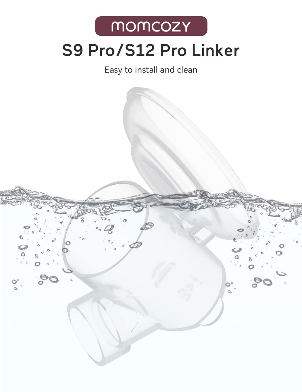 S9 Pro/S12 Pro linker component fits securely for smooth milk transfer
