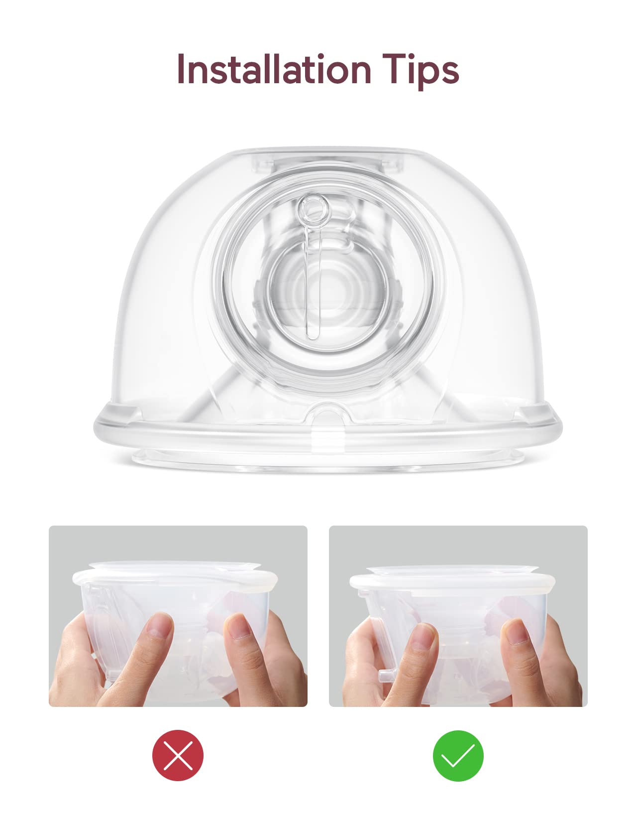 Momcozy S9 Pro/S12 Pro compatible parts kit for travel.
