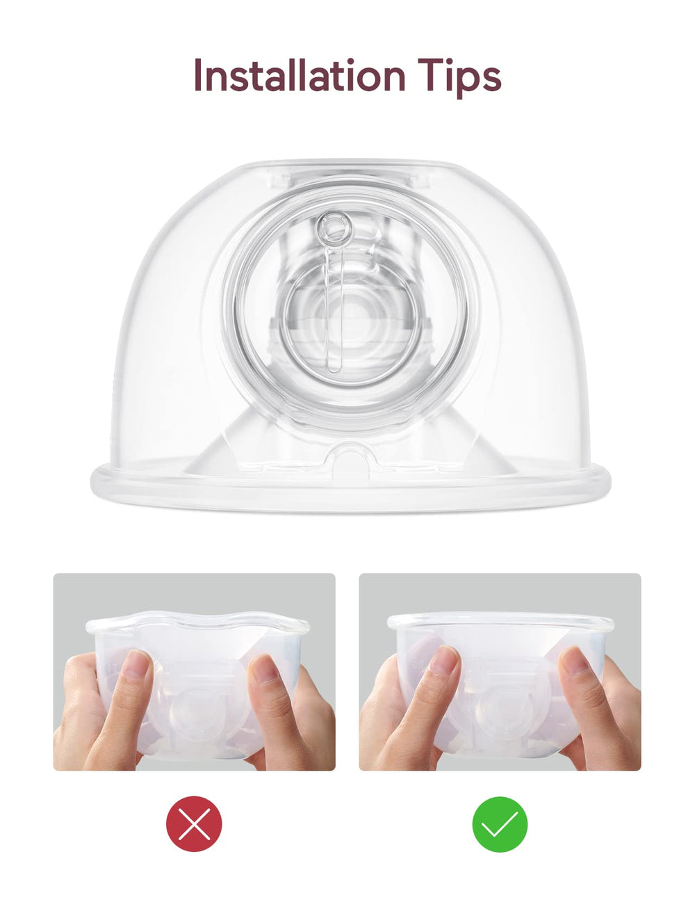 24mm single-sealed flange design to help prevent leaks during pumping.