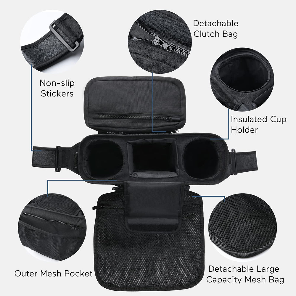 Momcozy shoulder strap for hands-free carrying during outings.