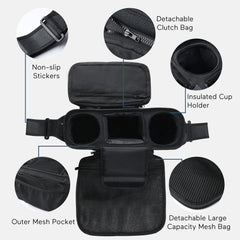 Momcozy shoulder strap for hands-free carrying during outings.