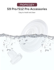 Momcozy silicone diaphragm for S9 Pro/S12 Pro improves seal integrity during pumping.