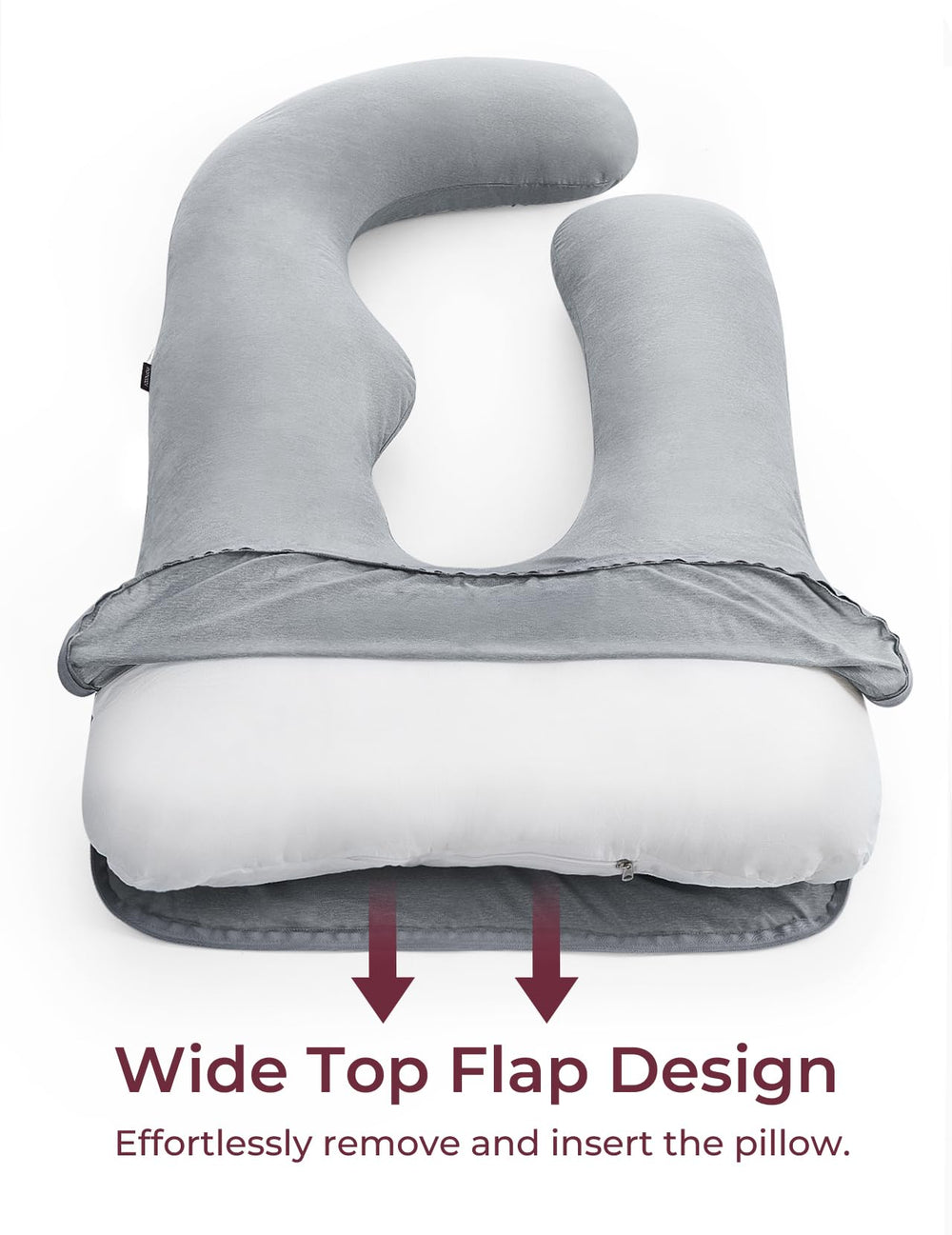 Momcozy silk cotton filling close-up highlighting plush yet durable texture