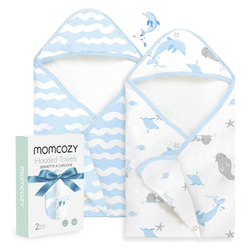 Momcozy soft bamboo-cotton fabric close-up for gentle baby skin.