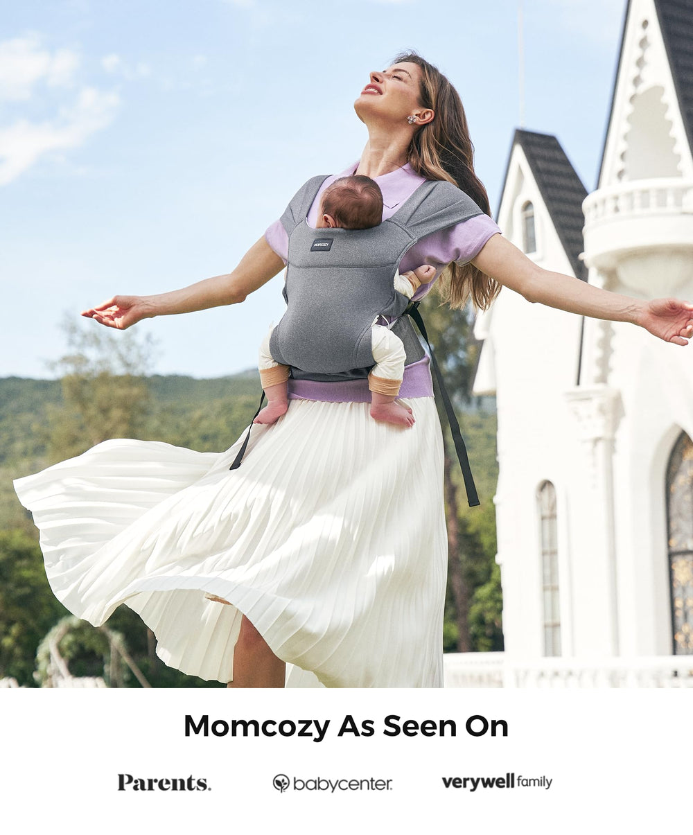 Momcozy soft skin-friendly fabric gentle on baby skin during wear.