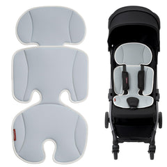 Momcozy stroller cooling pad soft-cover delivers breathable comfort during sunny strolls.