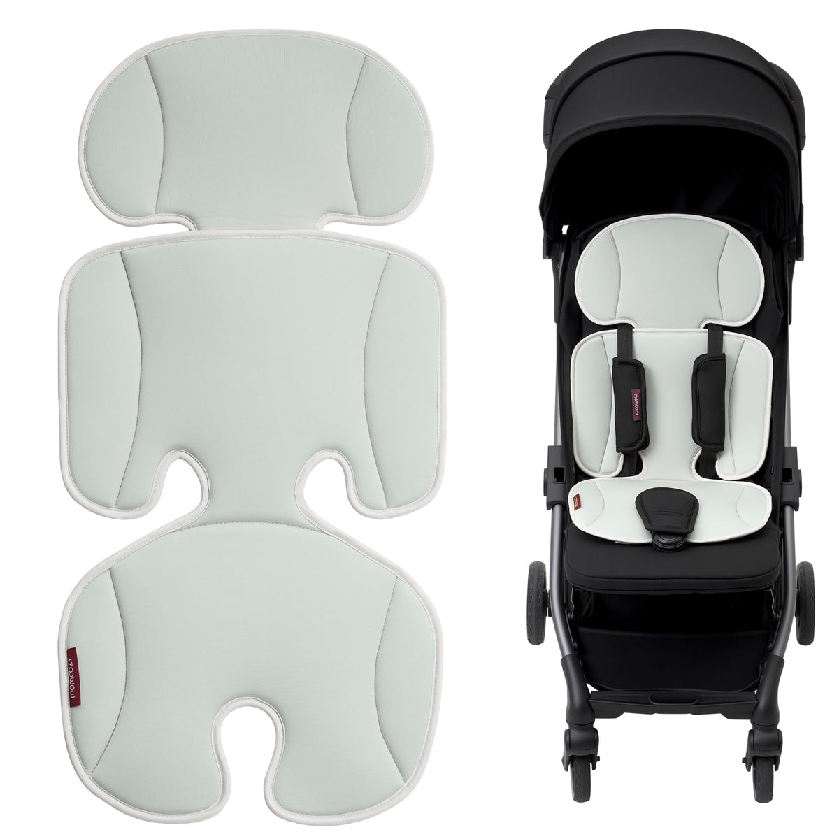 Momcozy Stroller Cooling Pad with soft outer fabric for cool seating