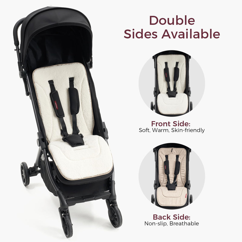 Momcozy breathable-side cushion keeps baby cool and comfy on warm days.