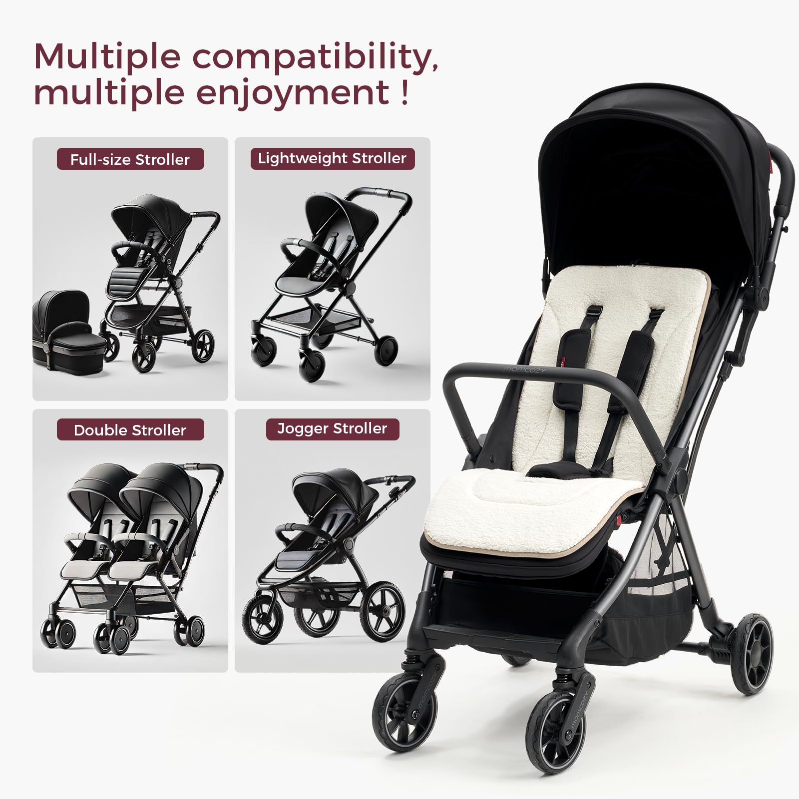 Momcozy lightweight cushion, ideal for on-the-go families and trips.