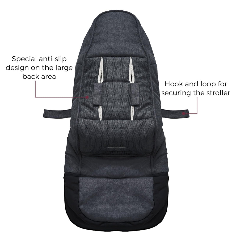 Universal compatibility allows use with many stroller models for easy travel.