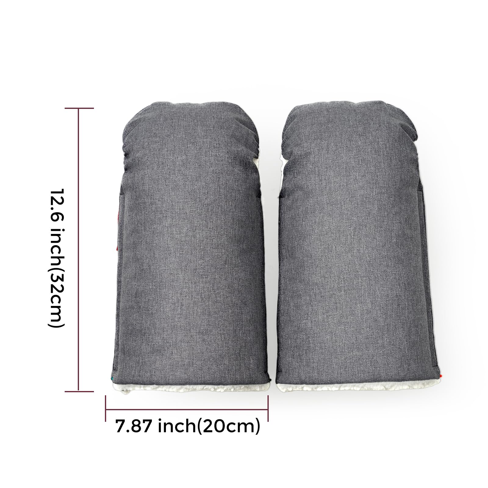 Momcozy Stroller Gloves foldable coverage adjusts to weather.