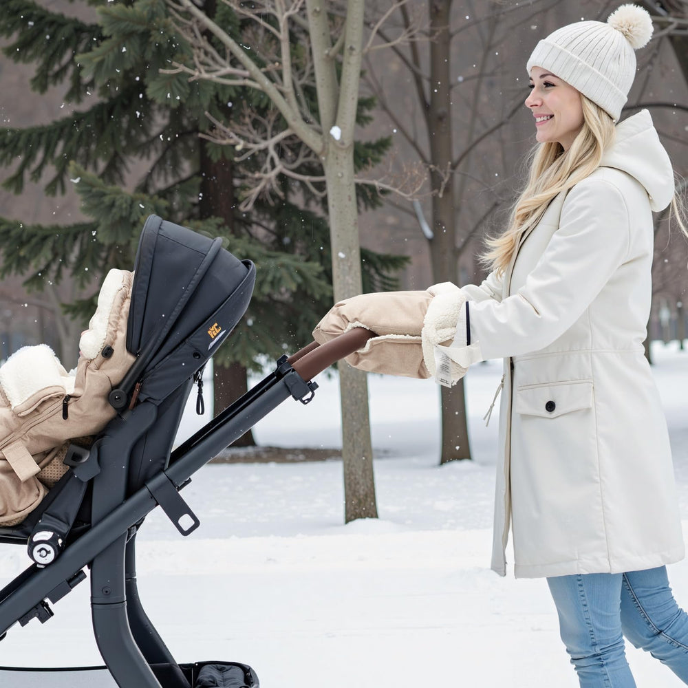 Soft plush interior provides cozy warmth for long walks