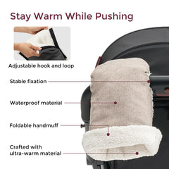 Momcozy stroller gloves waterproof materials protect hands in wet weather