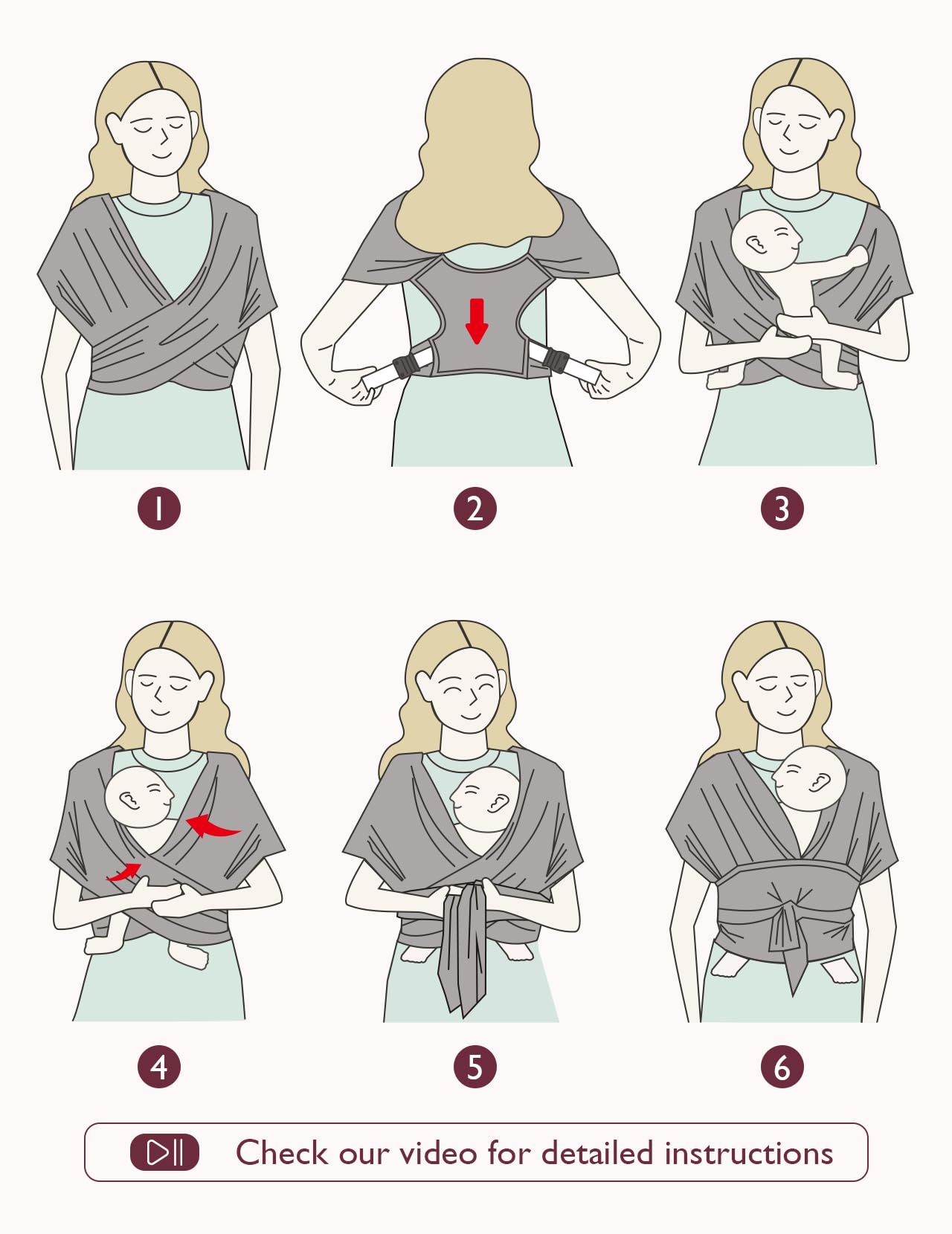 Momcozy breathable summer-friendly fabric in action during outdoor use