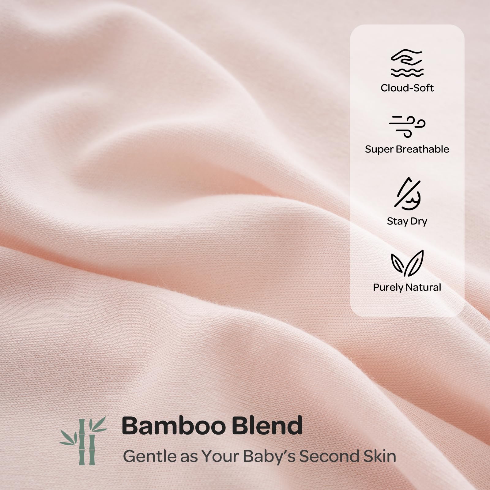 Momcozy bamboo-viscose fabric swaddle offers breathable softness