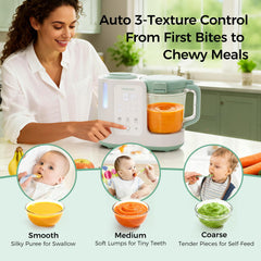 Momcozy texture smooth setting ideal for Stage 1 solids