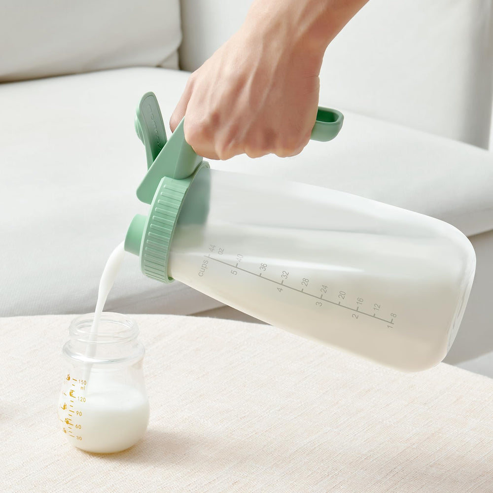Momcozy thermal-resistant glass handles hot and cold transitions