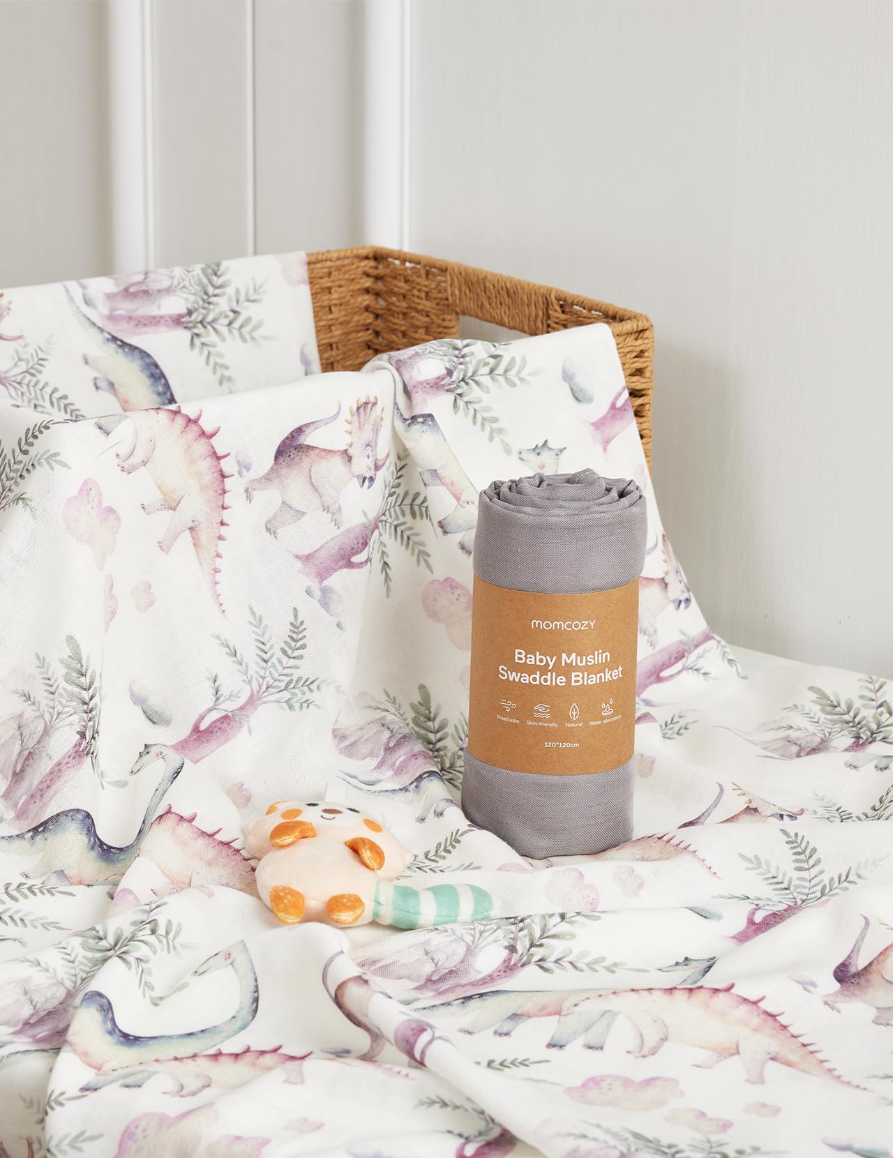 Momcozy travel-friendly blanket doubles as sunshade and car-seat cover.