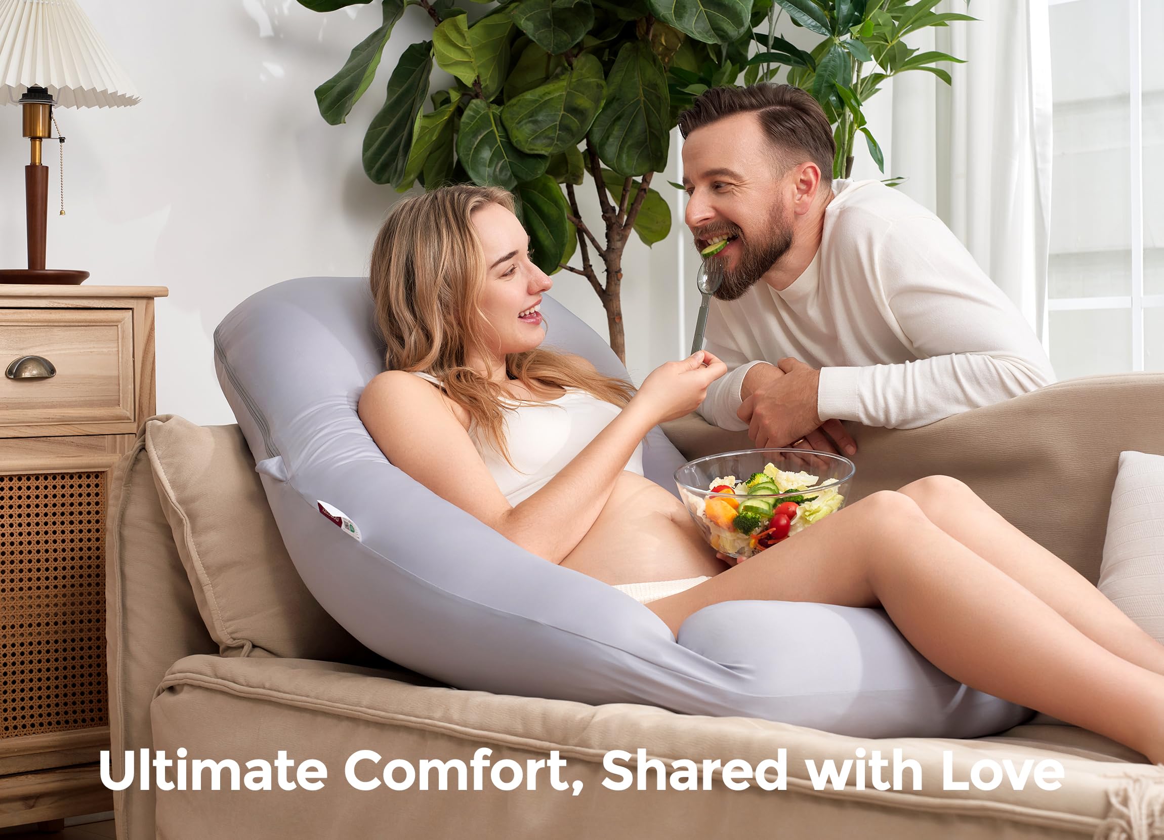 Momcozy U Pro adapts for reading or TV with flexible positioning.