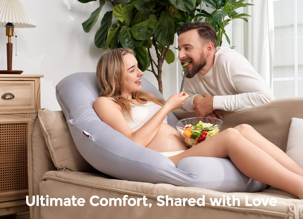 Momcozy U Pro adapts for reading or TV with flexible positioning.
