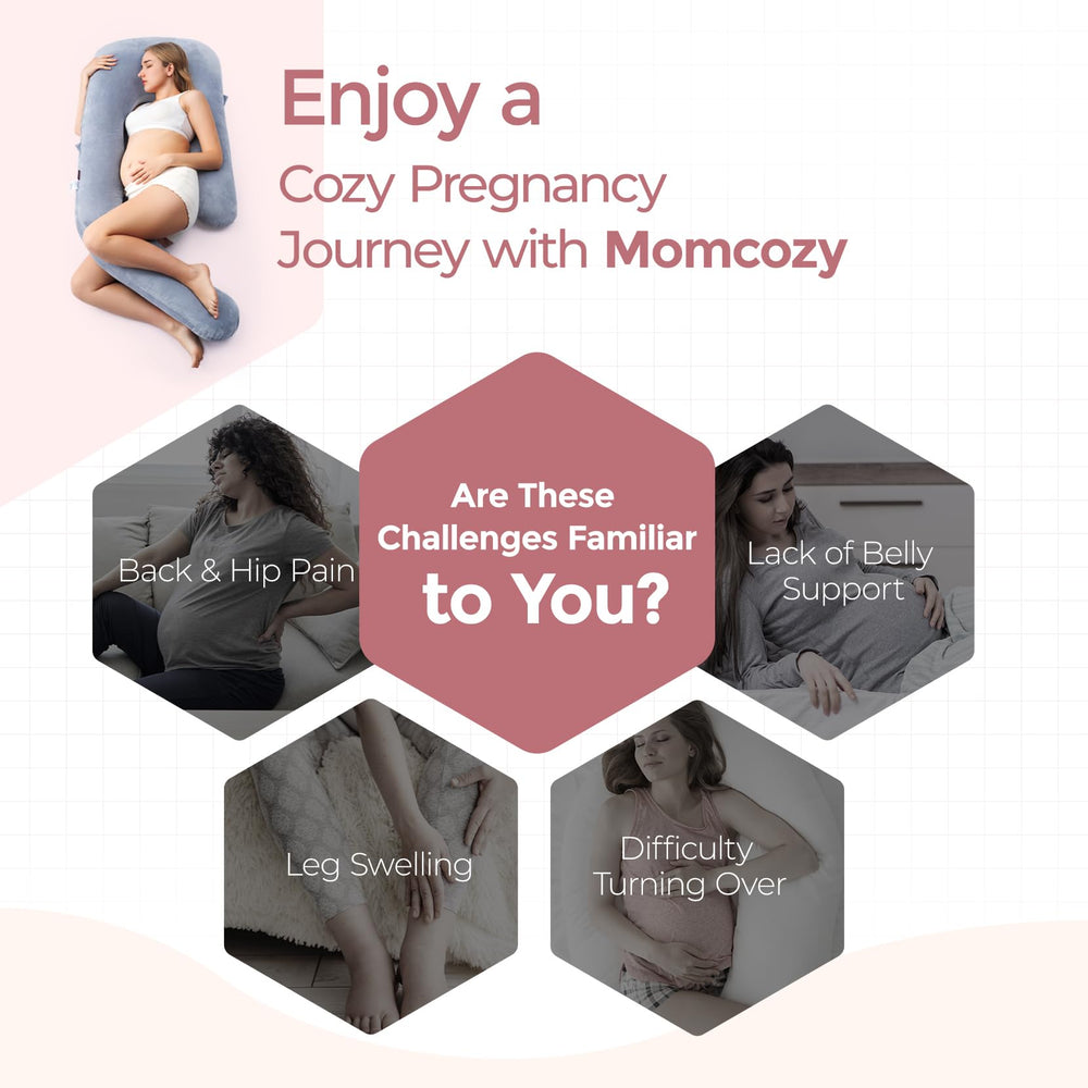 Momcozy U Pro promotes natural spinal alignment for restful nights